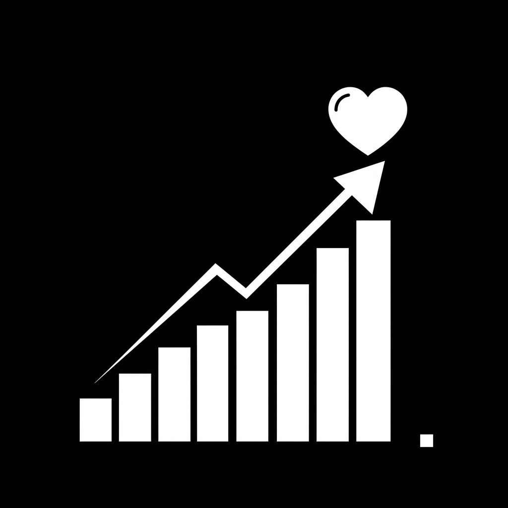 Graph showing improved health outcomes